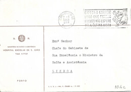 Portugal School Cover EXPEÇA O CORREIO LOGO QUE ESTEJA PRONTO Slogan Cancel - Cartas & Documentos