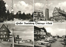 41604976 Inselsberg Schmalkalden Gr Inselsberg Sendeturm Wegweiser Gasthaus Stoe - Schmalkalden