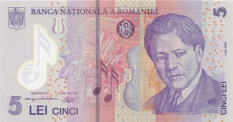 Romania 5 Lei 2005 (2017), UNC (P-118h, B-279h) - Roumanie