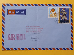 1983 BUSTA COVER AIR MAIL GIAPPONE JAPAN NIPPON BOLLO CHI KYU OBLITERE'   FOR ENGLAND - Lettres & Documents
