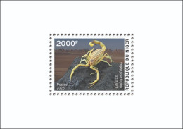 NIGER 2023 - SHEET - TOXIC SPECIES - SCORPION SCORPIONS - LUXE MNH - Spiders