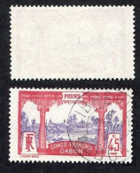 Colonie Française, Gabon N°43 Oblitéré, Qualité Très Beau - Used Stamps