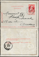 Belgique 1905. Carte-lettre De Tamise à Anvers - Postbladen
