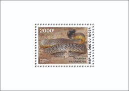 NIGER 2023 - SHEET - TOXIC SPECIES - SNAKES SNAKE SERPENT SERPENTS REPTILES - LUXE MNH - Slangen