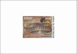 NIGER 2023 - DELUXE PROOF- TOXIC SPECIES - SNAKES SNAKE SERPENT SERPENTS REPTILES - Slangen