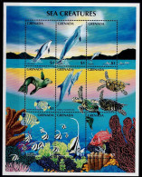 GRENADA 1996 SEA CREATURES MI No 3323-31 MNH VF!! - Delfines