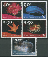 Ross-Gebiet 2003 Meerestiere Seestern Seeigel 84/88 Postfrisch - Unused Stamps