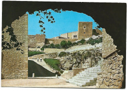 VISTA DEL INTERIOR DEL CASTILLO DE SANTA BARBARA / VIEW OF THE INNER PART OF THE CASTLE.-  ALICANTE.- ( ESPAÑA ) - Alicante