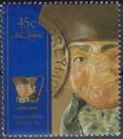 1993 Neuseeland ° Mi:NZ 1267, Sn:NZ 1139, Yt:NZ 1211, Toby Jug, Royal Doulton Ceramics Exhibition - Usados