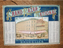 Grand Bazar National Bruxelles 1885 - Kleinformat : ...-1900