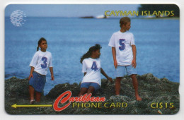 Cayman Islands - Kids Standing On Rock - 131CCIF - Cayman Islands