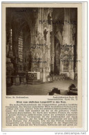 WIEN - St. Stefansdom, Blick V. Südl. Langschiff In Den Dom , AK Serie III, 1920er,  Innenansichten, Karte Nr 13 - Stephansplatz