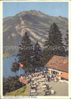 11631908 Filzbach Cafe Kerenzer Berghus Blick Auf Den Walensee Filzbach - Sonstige & Ohne Zuordnung