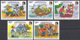 GRENADA - 1985 - Serie Completa Di 5 Valori Yvert: 1281/1285 Nuovi MNH. - Grenade (1974-...)