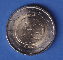 Portugal 2009 2-Euro-Sondermünze Währungsunion Bankfr. Unzirk.  - Portugal