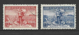 Australia 1936 Telephone Cable Set Of 2 FU - Usados