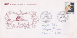 1988--SAINT DENIS--93---cachet Commémoratif 20° Anniv De L'IUT ...Beau Cachet Sur Lettre Illustrée - Gedenkstempels