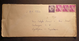 1961  Letter Sent From San Francisco CA  -> Ljubljana, Slovenia, Yugoslavia (No 3034) - Covers & Documents