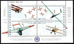 CANADA BLOCK 30 POSTFRISCH(MINT) 50 JAHRE KUNSTFLUGSCHAU 1999 - Blocks & Sheetlets