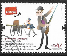 Portugal – 2010 Republic Centenary 0,47 Used Stamp - Oblitérés