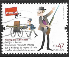 Portugal – 2010 Republic Centenary 0,47 Used Stamp - Gebruikt