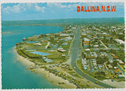 Australia NEW SOUTH WALES NSW Aerial View River St BALLINA North Coast NCCP 3780 Postcard C1970s - Andere & Zonder Classificatie