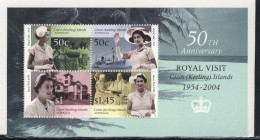 COCOS(Keeling) ISLANDS 2004 "50th ANNIV OF ROYAL TOUR TO AUSTRALIA.VISIT QE II TO  COCOS (Keeling ISLANDS) "SHEET MNH - Cocos (Keeling) Islands