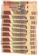 Zimbabwe 10x 50 Dollars 2020 UNC - Simbabwe