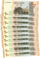 Middle East 10x 200 Pounds 2021 UNC - Siria