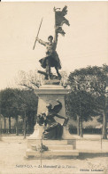 Delcampe - Saint Lô (50 Manche) Carte Photo Du Monument De La Victoire Aux Morts De 14/18 édition Lemasson Circulée 1922 - Saint Lo