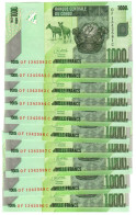 Democratic Republic Of Congo 10x 1000 Francs 2022 UNC - République Démocratique Du Congo & Zaïre