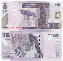 Democratic Republic Of Congo 10000 Francs 2022 UNC - República Democrática Del Congo & Zaire