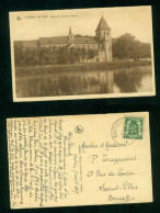 Hastière Par Delà Eglise De L' Ancienne Abbaye Cachet 1937 Hastiere Lavaux Htje - Hastière