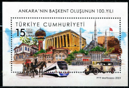 XK0036 Türkiye 2023 Ankara Becomes The Capital Centennial Building, Etc S/S MNH - Ongebruikt