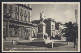 §476 CIVITAVECCHIA - MONUMENTO A GARIBALDI - Civitavecchia