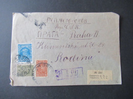 Russland / Georgien 1930er Jahre Einscheiben R-Zettel 2-sprachig! Stempel R-Zettel Tiflis / Briefvorderseite VS - Georgia