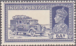 INDIA  SCOTT NO 160  MINT HINGED  YEAR  1937 - 1936-47 Koning George VI