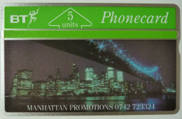 UK - Great Britain - BT & Landis & Gyr - BTP084 - Manhattan Promotions - Bridge - 243C - 500ex - Mint - BT Private