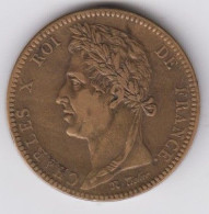 Colonies - Charles X  - 10 Cent.  1827 H - Französische Kolonien (1817-1844)