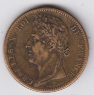 Colonies - Charles X  - 10 Cent.  1825 A - Colonies Générales (1817-1844)