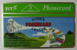 UK - Great Britain - BT & Landis & Gyr - BTP098 - Sussex Phonecard Centre - 224E - 500ex - Mint - BT Edición Privada