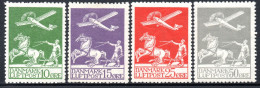 2294. DENMARK 1925-1929 AIRMAIL 1-4 (SHORT SET ) MNH - Luftpost