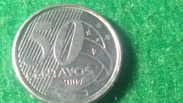 BREZİLYA -2007   50 CENTAVOS - Brésil