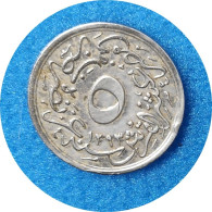 Monnaie Egypte - 1904 - 5⁄10 Qirsh - Abdul Hamid II - Egypte