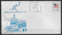 USA   FDC   JO 1980  Flamme Capitol - Winter 1980: Lake Placid