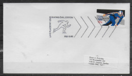 USA   FDC   JO 1980  Patinage De Vitesse - Figure Skating