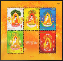 XK0120 Thailand 2023 Vesak Buddha Statue S/S MNH - Thailand