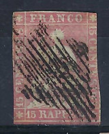 SUISSE Ca.1854-55:  Le ZNr. 24B Obl. Grille - Used Stamps