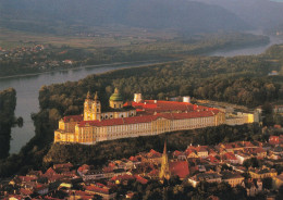 Abbaye De Melk Vue Du Sud Vue Aérienne Au Fond Le Début De La Wachau Photo De P Martin Stiff Milk Cm 220A14 - Melk