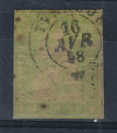 SUISSE Ca.1857-62:  Le ZNr. 26G Obl. CAD "Fribourg" - Used Stamps